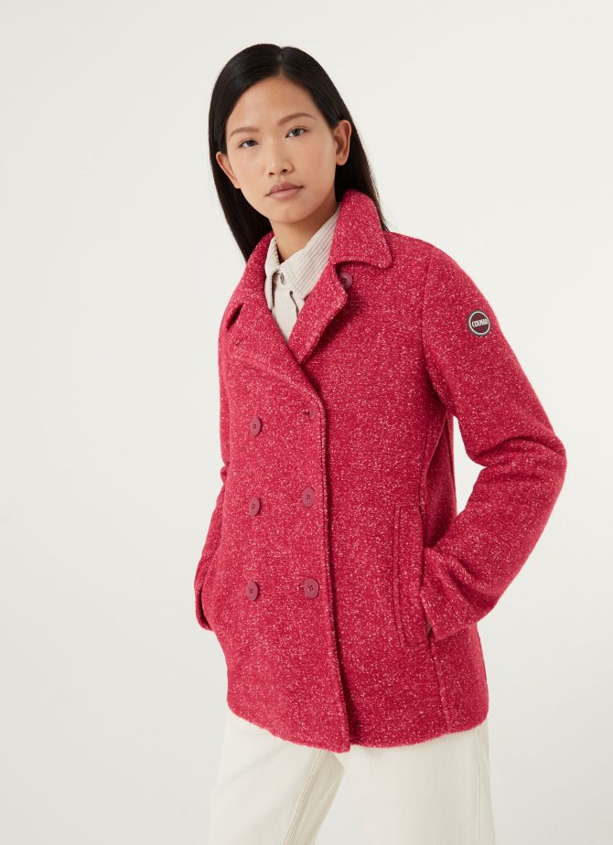 Double-breasted jacket in woolen cloth - Image 3