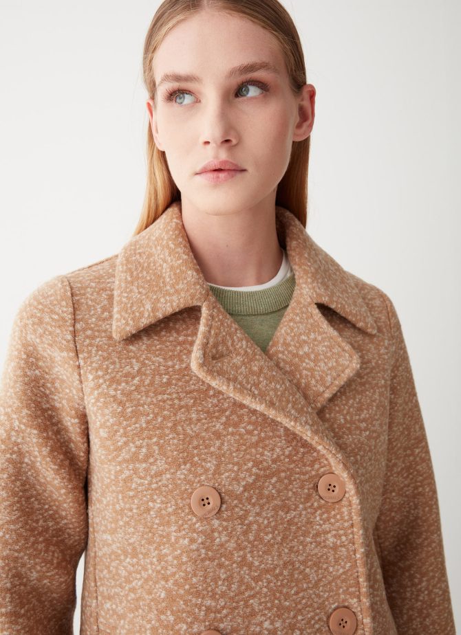 Double-breasted jacket in woolen cloth - Image 3