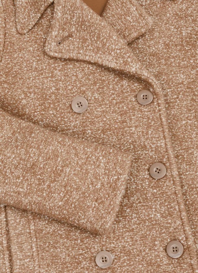 Double-breasted jacket in woolen cloth - Image 6