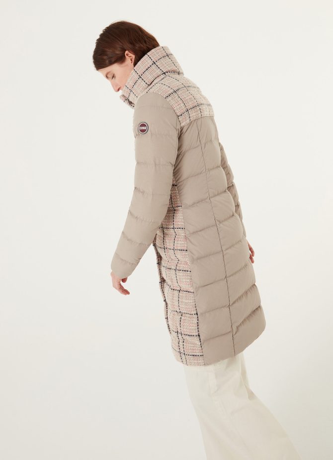 Bouclé coat with wrinkled inserts - Image 3