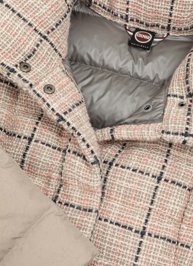 Bouclé coat with wrinkled inserts - Image 6