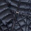 Maxi iridescent diamond quilted jacket with belt - Image 6