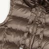 Maxi down vest with drawstring - Image 6