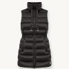 Maxi down vest with drawstring - Image 4