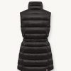 Maxi down vest with drawstring - Image 5