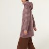 Long autumn down jacket with detachable hood - Image 2