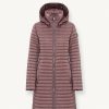 Long autumn down jacket with detachable hood - Image 4