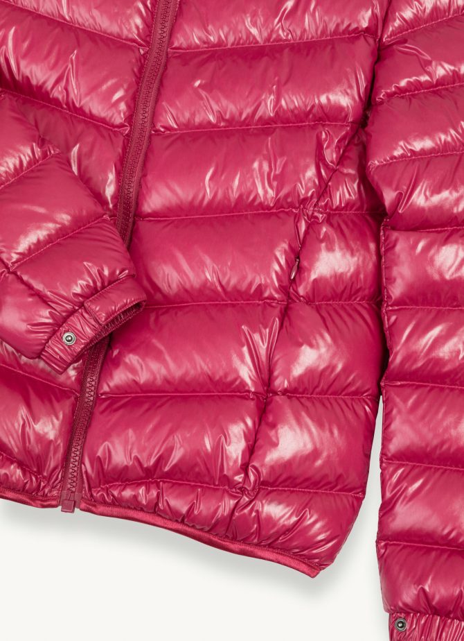 Super shiny down jacket with fixed hood - Image 6