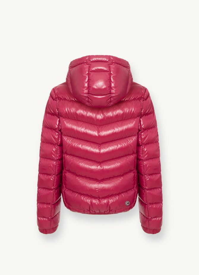 Super shiny down jacket with fixed hood - Image 5