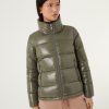 Super shiny down jacket with enveloping collar - Image 3