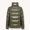 Super shiny down jacket with enveloping collar - Image 5