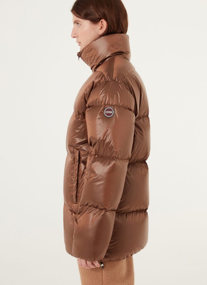 Super-padded puffy down jacket with high collar - Image 2
