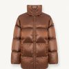 Super-padded puffy down jacket with high collar - Image 4
