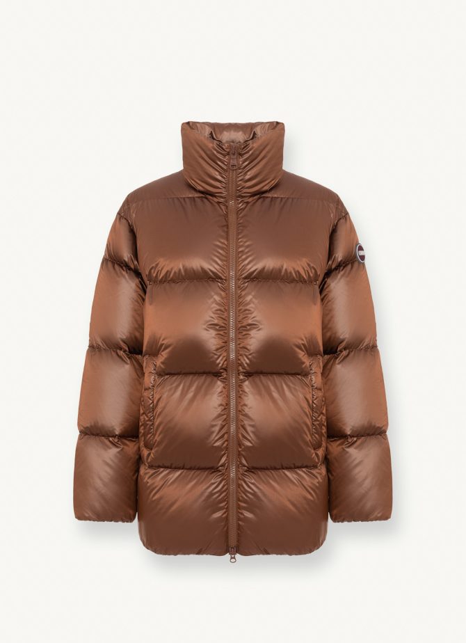 Super-padded puffy down jacket with high collar - Image 4
