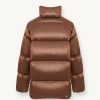 Super-padded puffy down jacket with high collar - Image 5
