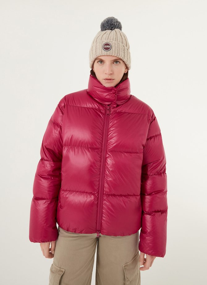 Super-padded puffy down jacket with high collar - Image 3