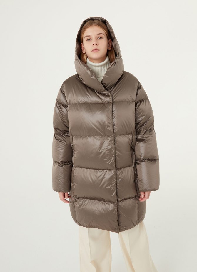 Super padded long puffy down jacket - Image 3