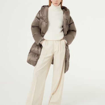 Super padded long puffy down jacket