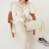 Lacquered sheepskin biker jacket