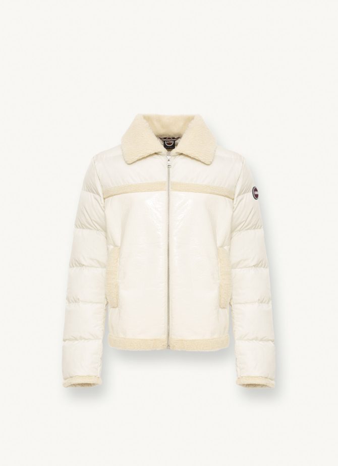 Lacquered sheepskin biker jacket - Image 4