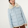Down jacket with detachable double collar - Image 3