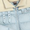 Down jacket with detachable double collar - Image 6