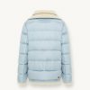 Down jacket with detachable double collar - Image 5
