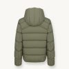 Stretch down jacket with hood - Image 5