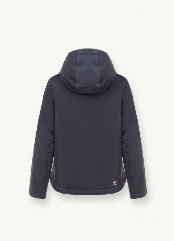 Quilted down jacket with technical fabric details - Image 5