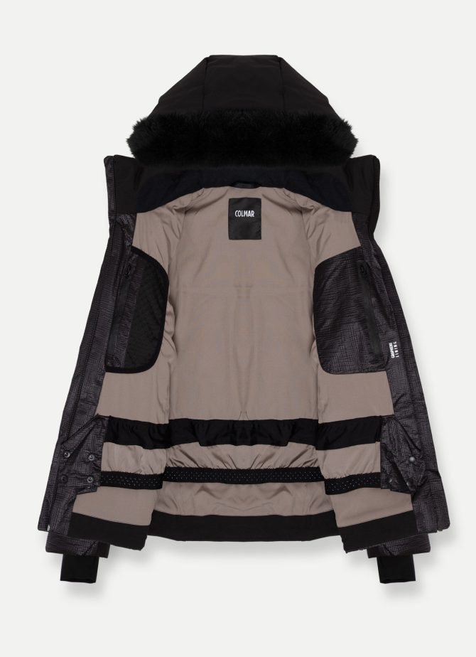 Down-filled ski jacket with fur - Image 6