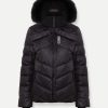 Down-filled ski jacket with fur - Image 4
