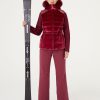 Velvet ski vest with fur - Image 2