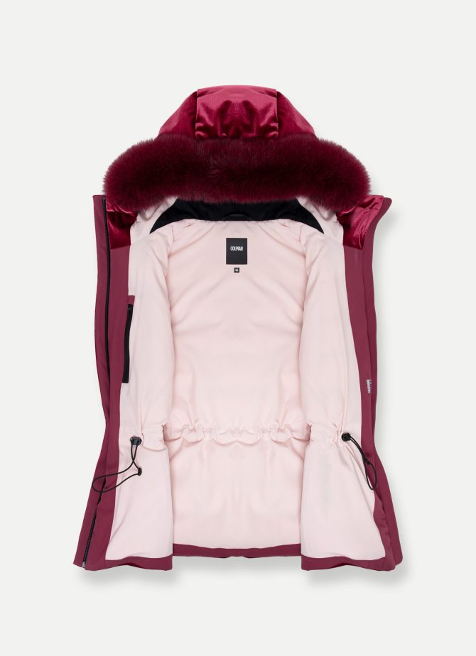 Velvet ski vest with fur - Image 6