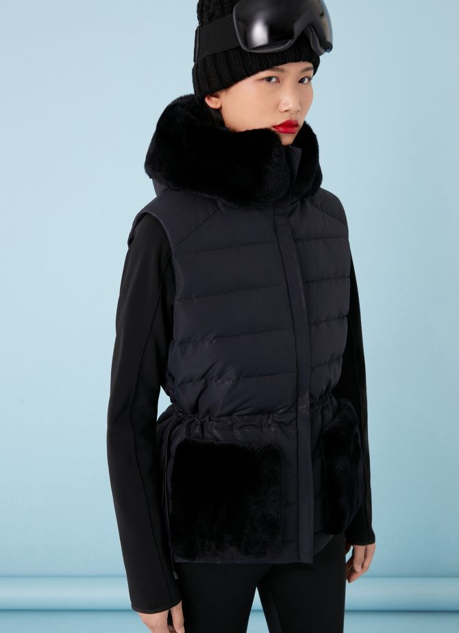 BLACK SIGNATURE patch pockets ski vest - Image 3