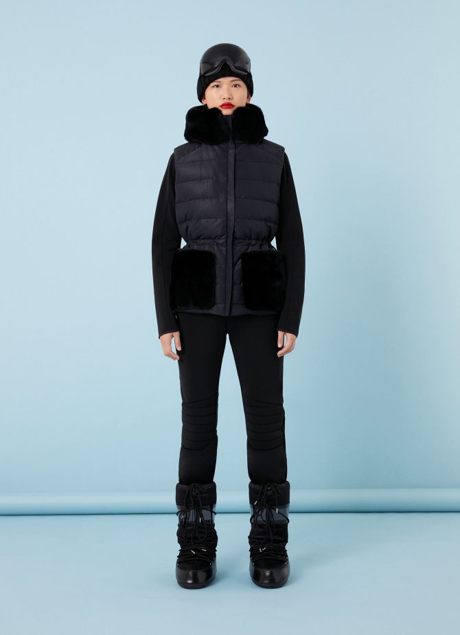BLACK SIGNATURE patch pockets ski vest - Image 2