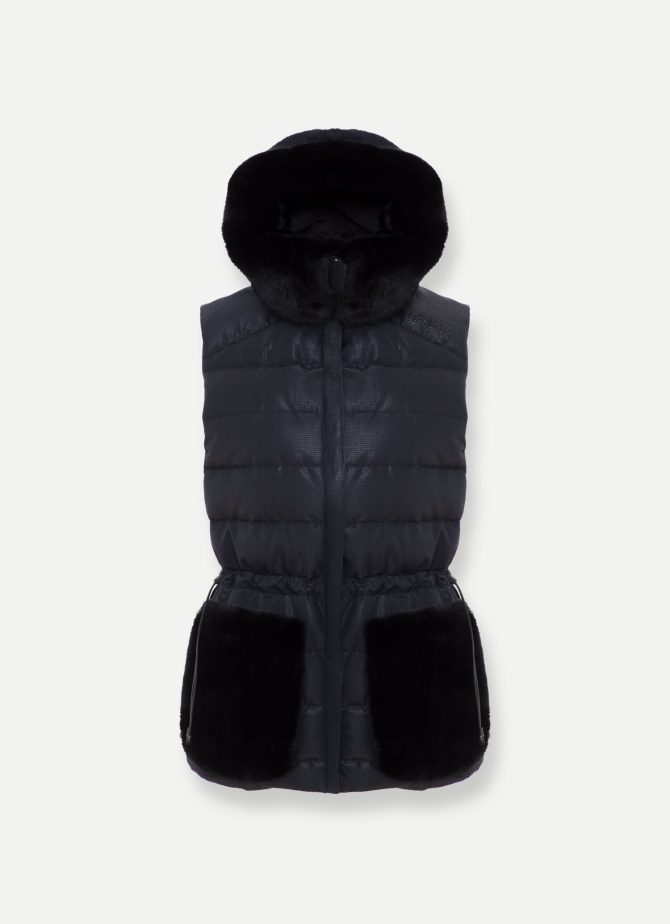 BLACK SIGNATURE patch pockets ski vest - Image 5