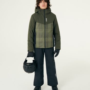 TEENS’ ski jacket in two-tone wadding