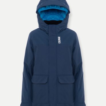 TEENS’ ski jacket in long fit wadding