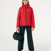 TEENS’ ski jacket with tartan print insert - Image 3