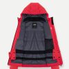 TEENS’ ski jacket with tartan print insert - Image 6