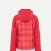 TEENS’ ski jacket with tartan print insert - Image 5