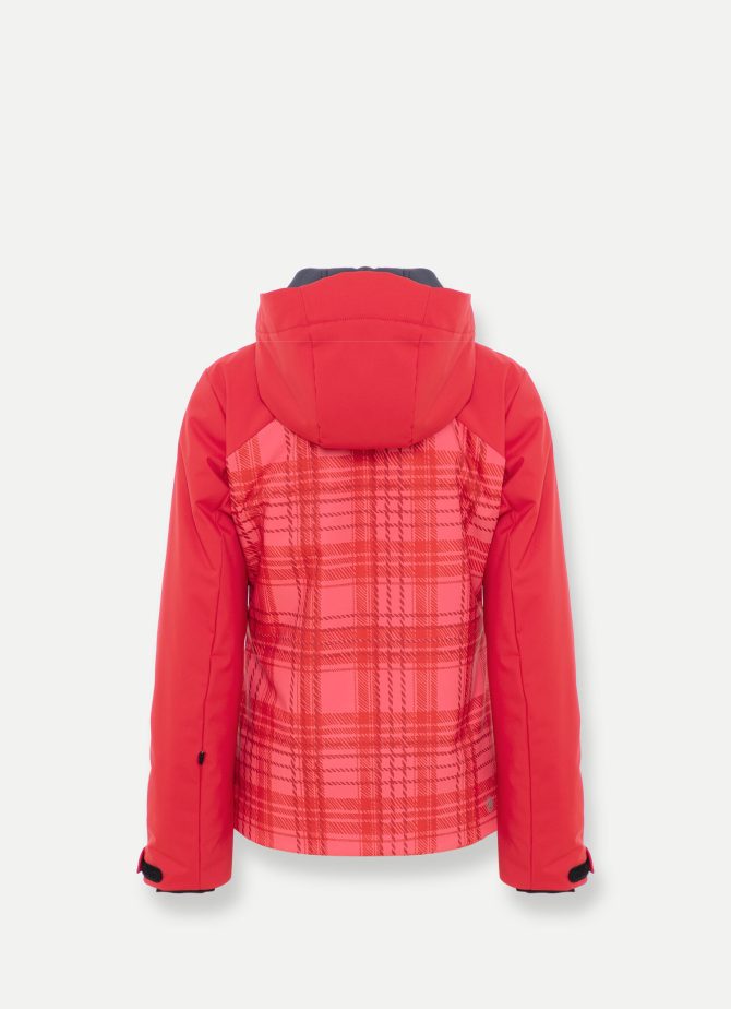 TEENS’ ski jacket with tartan print insert - Image 5