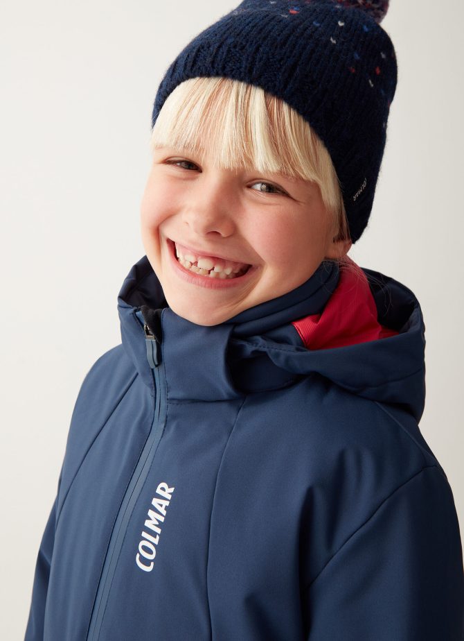KIDS colorblock ski jacket in wadding. - Image 3