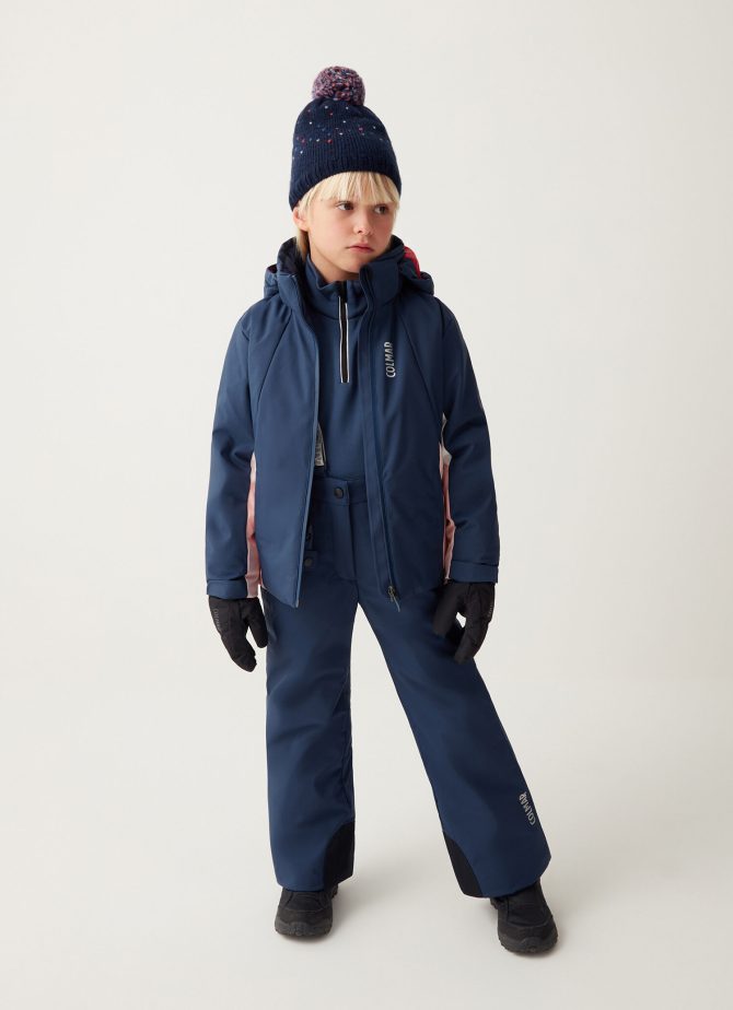 KIDS colorblock ski jacket in wadding. - Image 2
