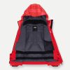 Kids wadding ski jacket with tartan print - Image 6