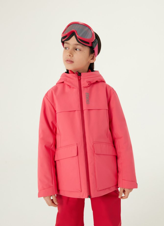 KIDS long ski jacket with patch pockets - Image 3