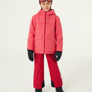 KIDS long ski jacket with patch pockets
