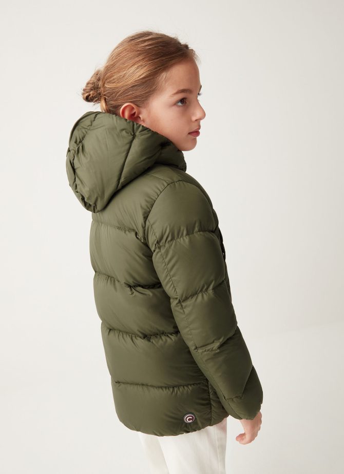 Multi-pocket medium-length down jacket - Image 3