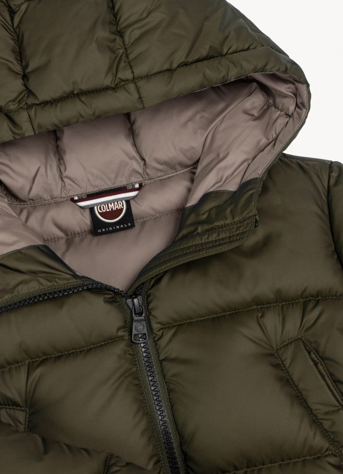 Multi-pocket medium-length down jacket - Image 6