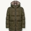 Multi-pocket medium-length down jacket - Image 4